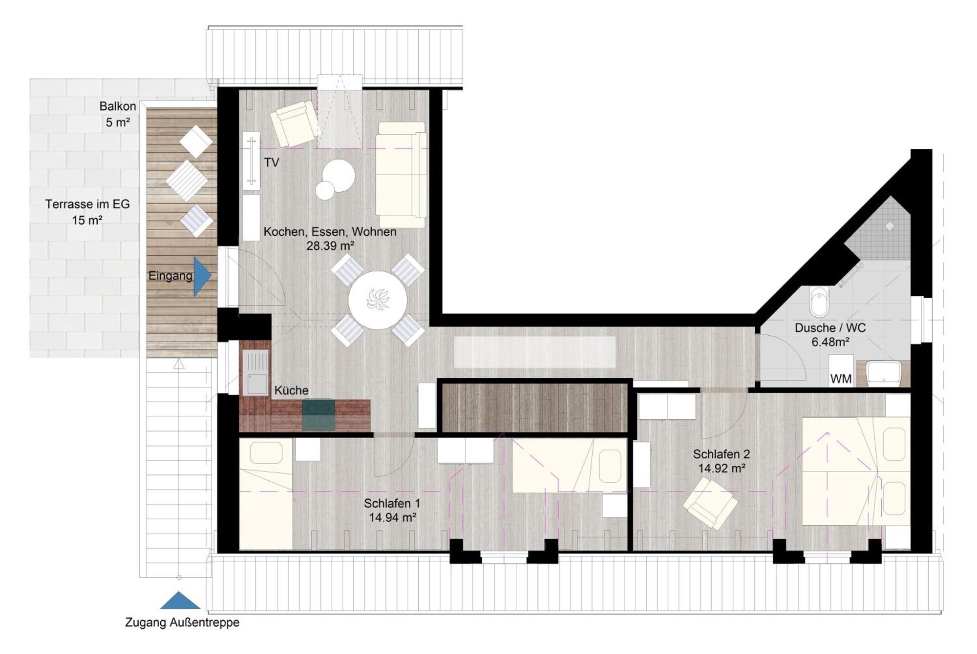 Ferienwohnung Louise Dreschvitz Bagian luar foto